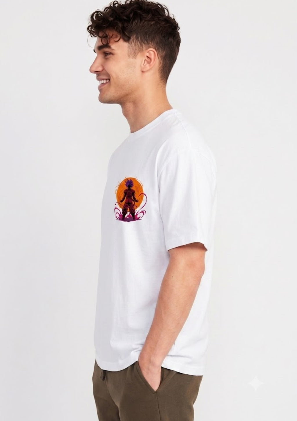 Shadow Warrior Oversized Graphic T-Shirt