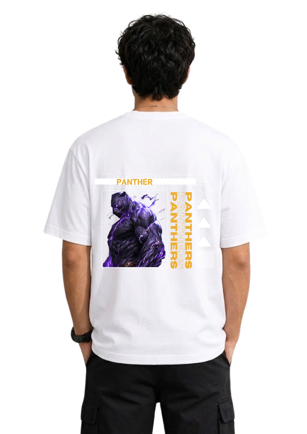 Panther Oversized Graphic T-Shirt | Premium Cotton