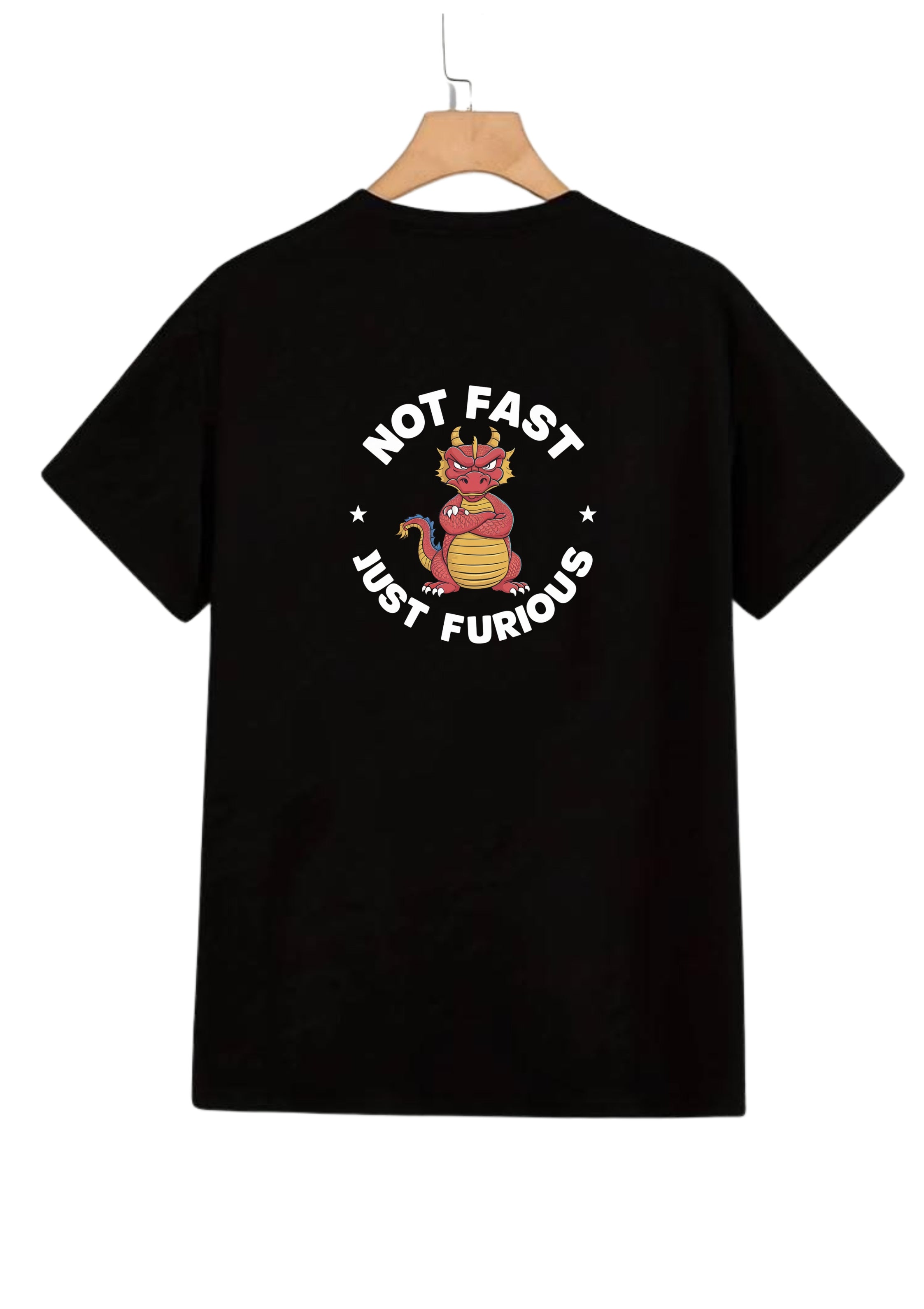 Not Fast, Just Furious Oversized Graphic T-Shirt