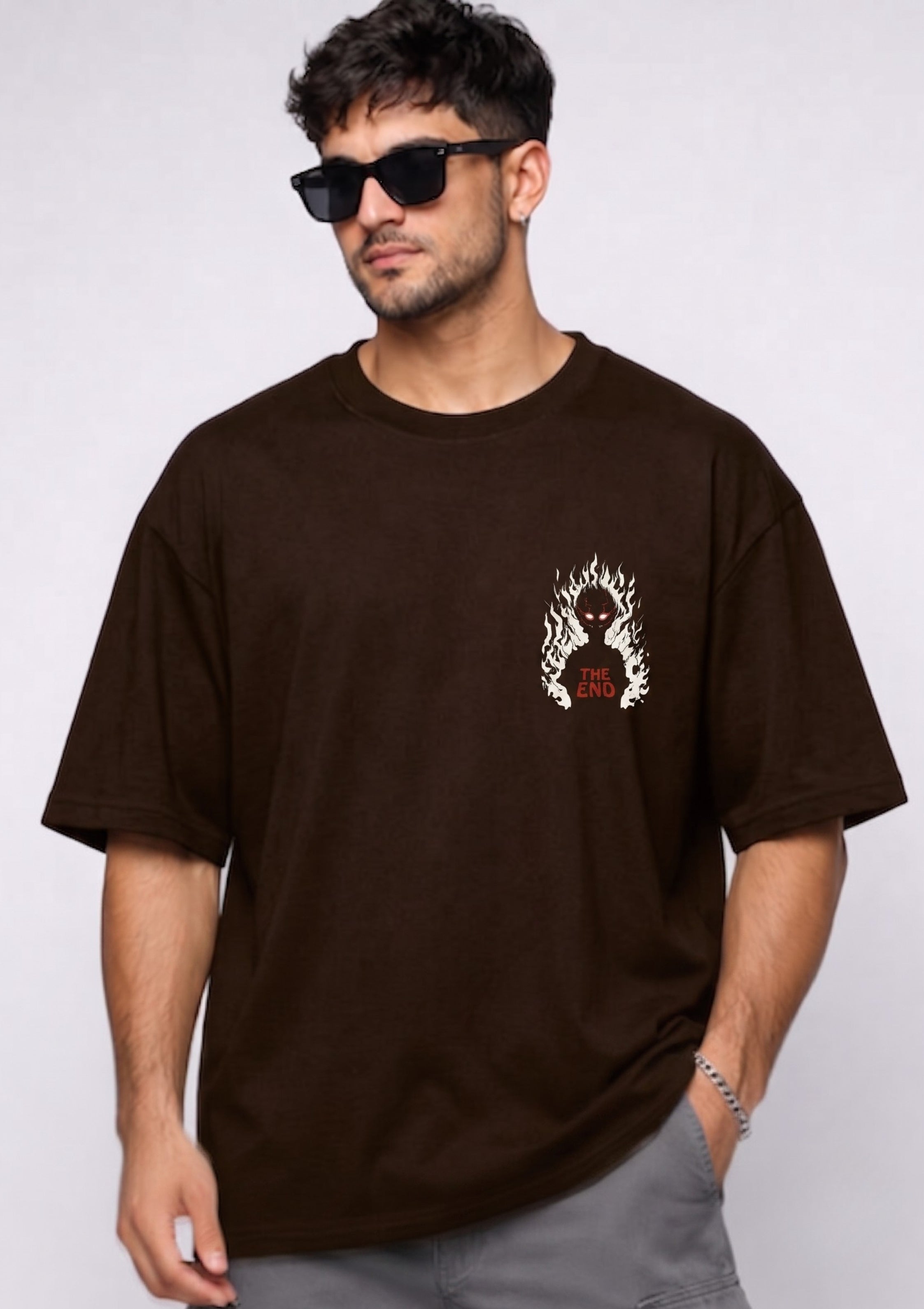 The End Oversized Graphic T-Shirt