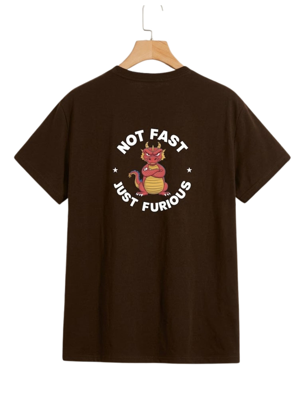 Not Fast, Just Furious Oversized Graphic T-Shirt