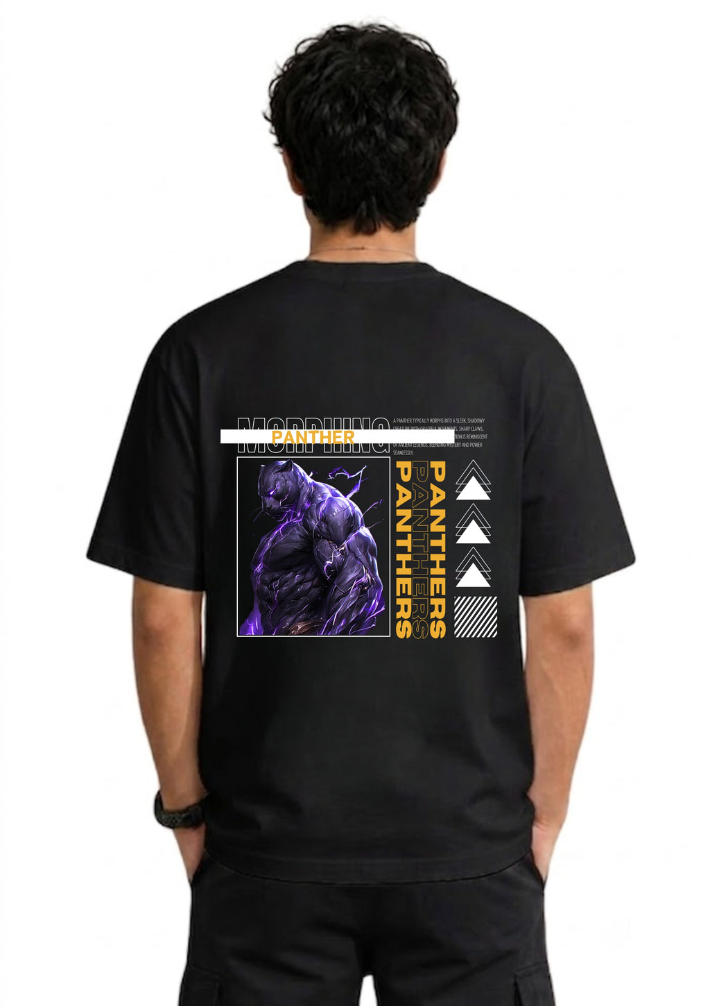 Panther Oversized Graphic T-Shirt | Premium Cotton