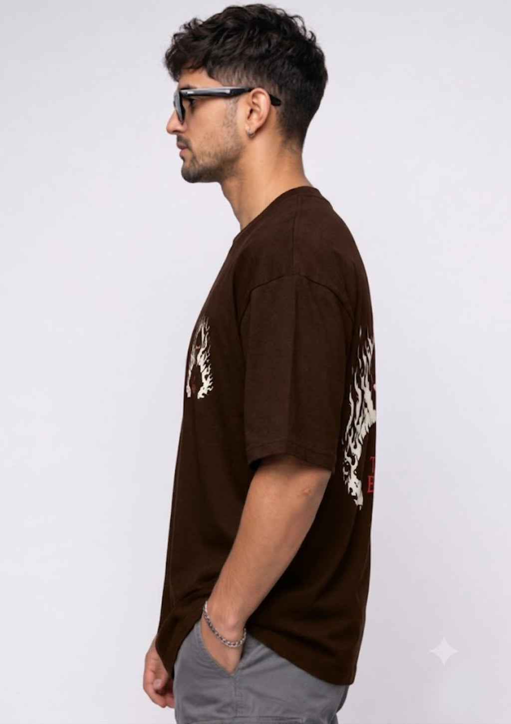 The End Oversized Graphic T-Shirt